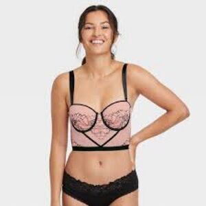 AUDEN Pink Lace Bra